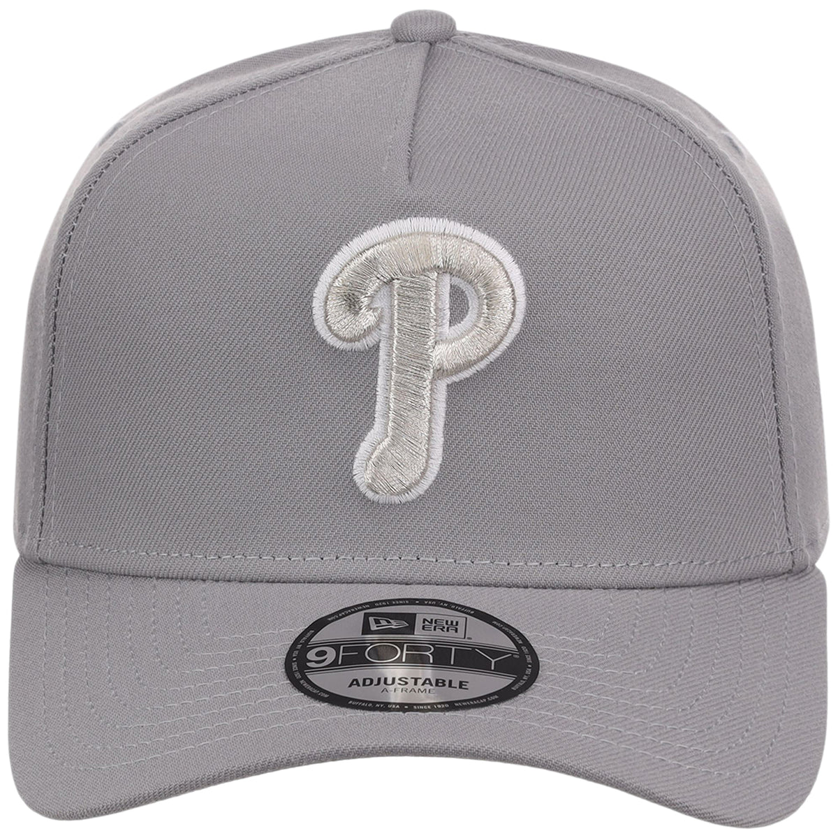 Philadelphia Phillies MLB Gray x White FASHION CORE New Era 9FORTY A-Frame