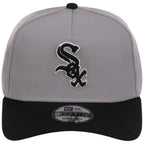 Chicago White Sox MLB Gray x Black FASHION CORE New Era 9FORTY A-Frame