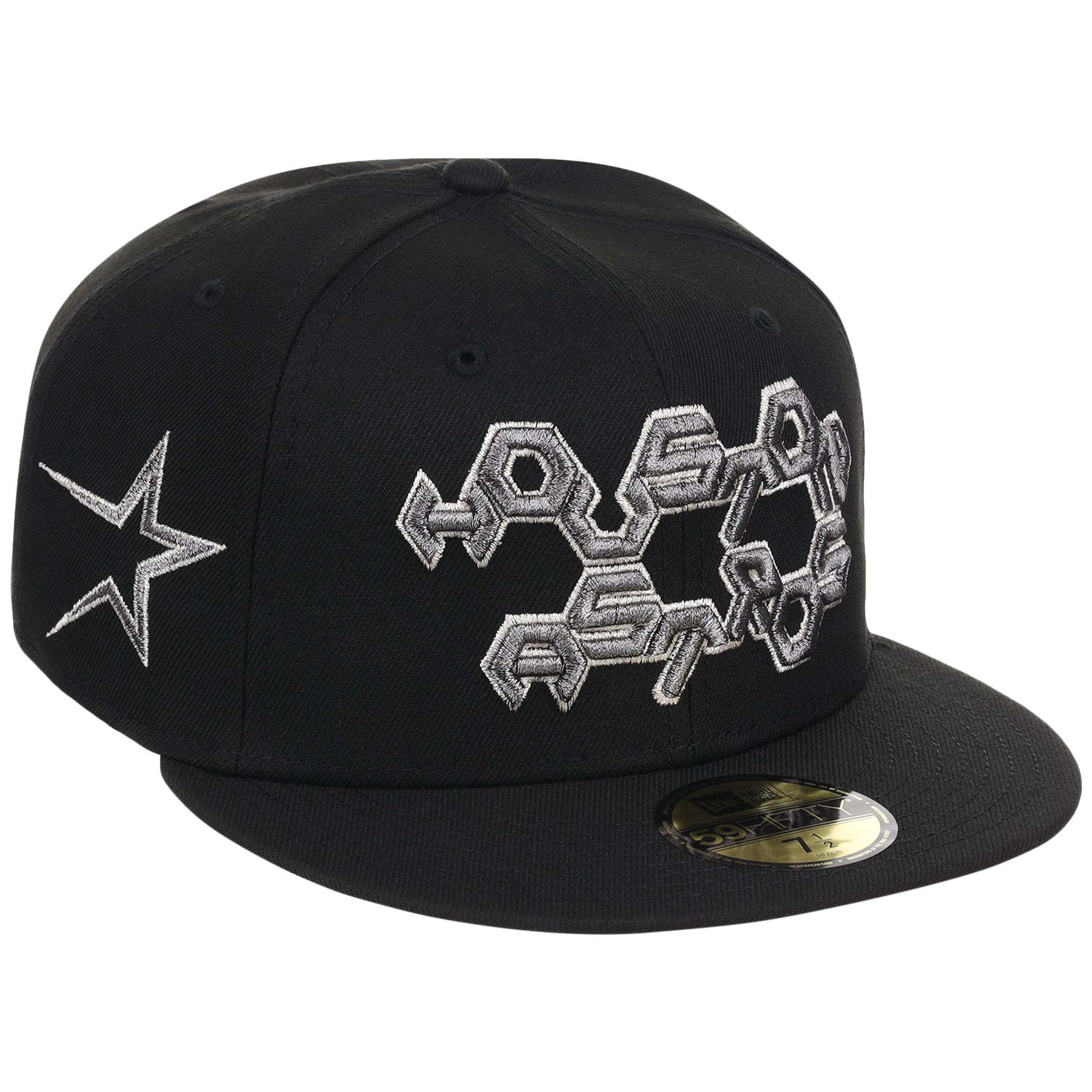 Houston Astros MLB Friday Flux New Era 59FIFTY - Black/Black