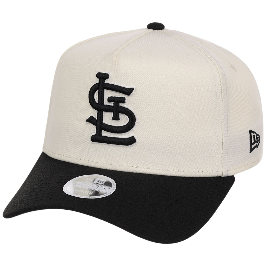 St. Louis Cardinals Women's New Era 9FORTY Chrome x Black A-Frame