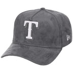 Texas Rangers MLB Gray x Suede FASHION CORE New Era 9FORTY A-Frame