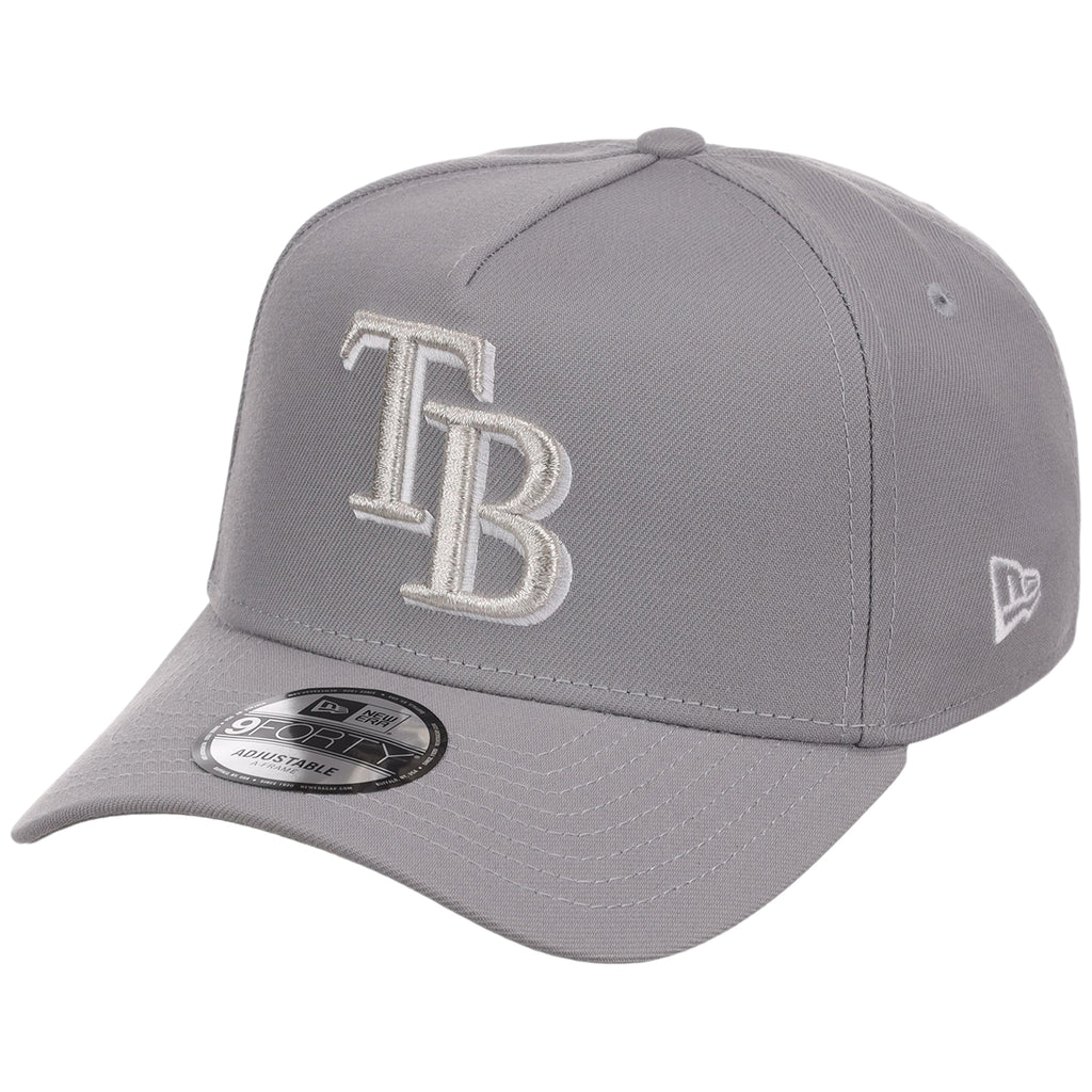 Tampa Bay Rays MLB Gray x White FASHION CORE New Era 9FORTY A-Frame