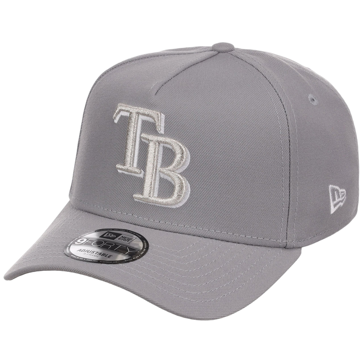 Tampa Bay Rays MLB Gray x White FASHION CORE New Era 9FORTY A-Frame