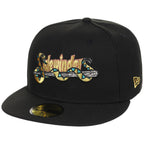 Tucson Sidewinders Phoenix Crown the City New Era 59FIFTY (Black/Black)