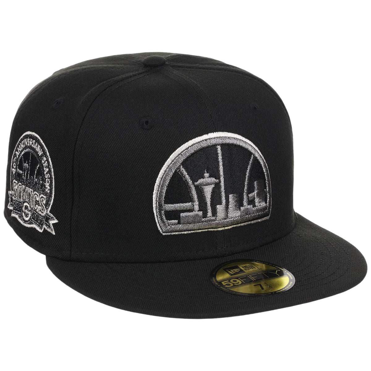 Seattle Supersonics NBA Liquid Titanium New Era 59FIFTY
