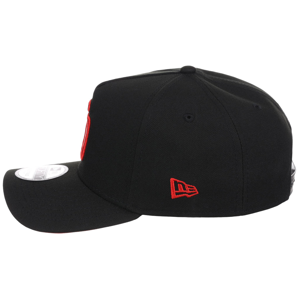 San Diego Padres MLB Black x Red FASHION CORE New Era 9FORTY A-Frame