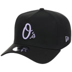 Baltimore Orioles MLB Black x Lavender FASHION CORE New Era 9FORTY A-Frame