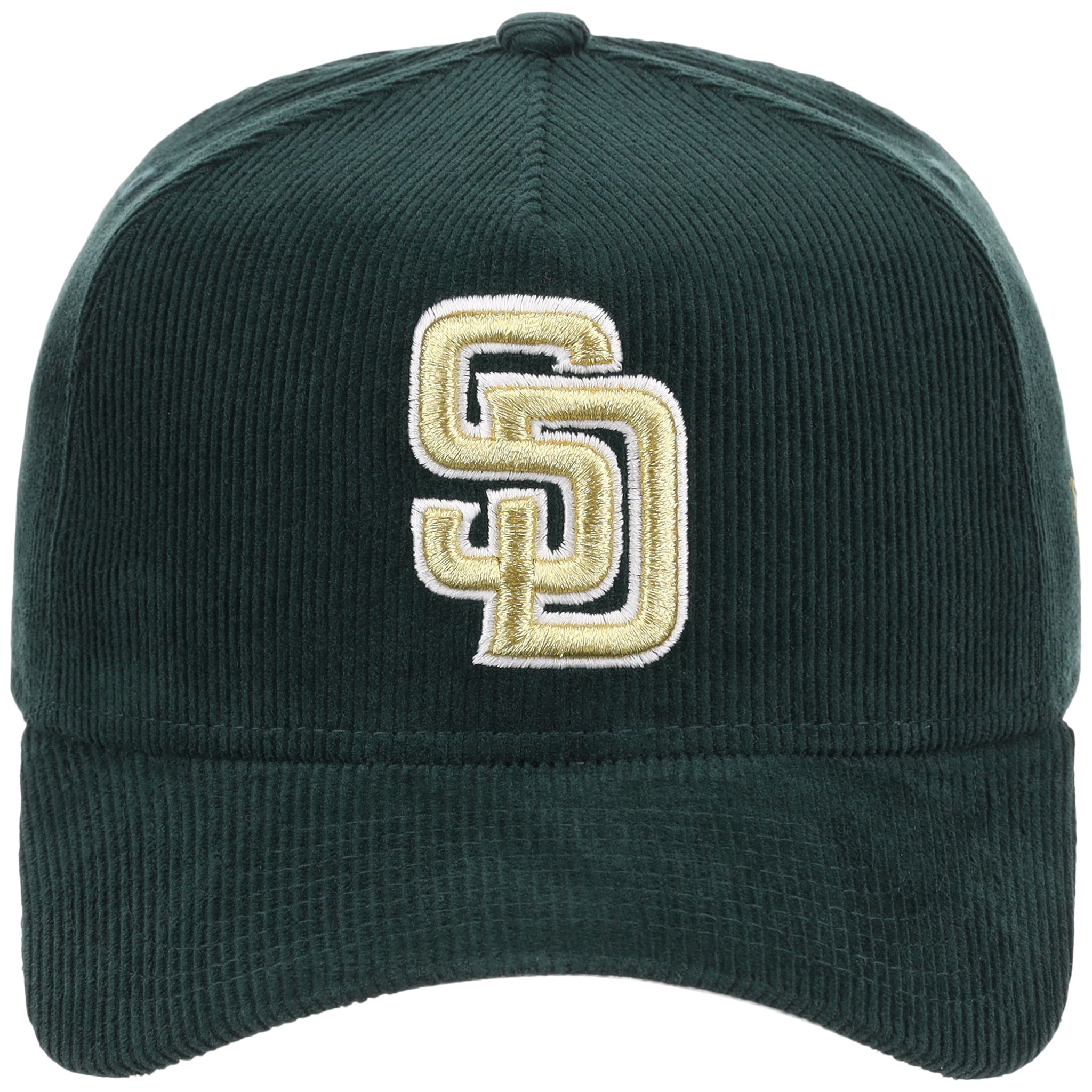 San Diego Padres MLB Dark Green Cord FASHION CORE New Era 9FORTY A-Frame