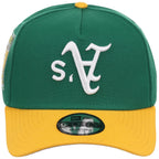 Oakland Athletics MLB Flipmode 2.0 New Era 9FORTY A-Frame (Green/Yellow/Gray)