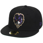 Baltimore Ravens NFL Black Dome New Era 59FIFTY
