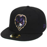 Baltimore Ravens NFL Black Dome New Era 59FIFTY