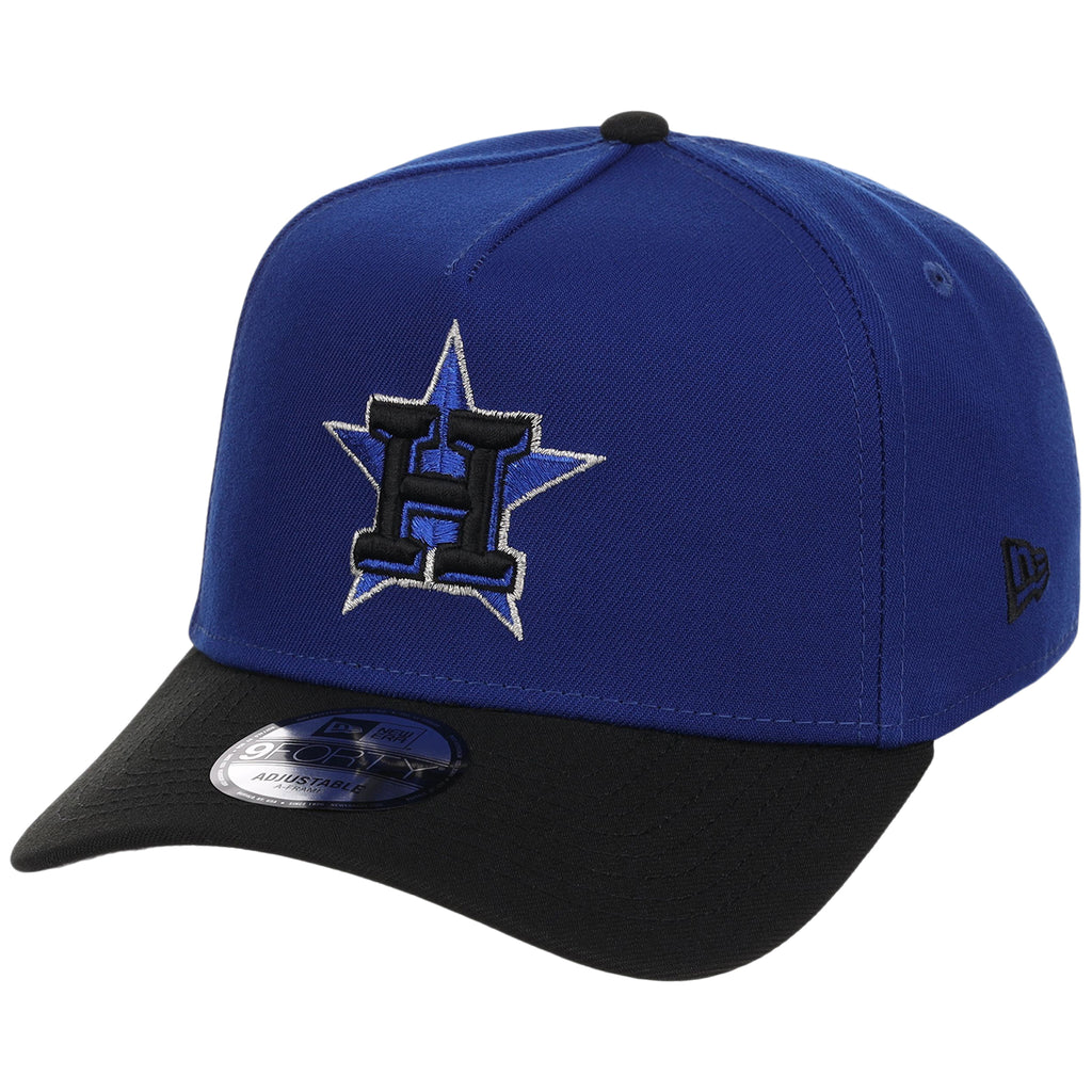 Houston Astros MLB Royal x Black FASHION CORE New Era 9FORTY A-Frame