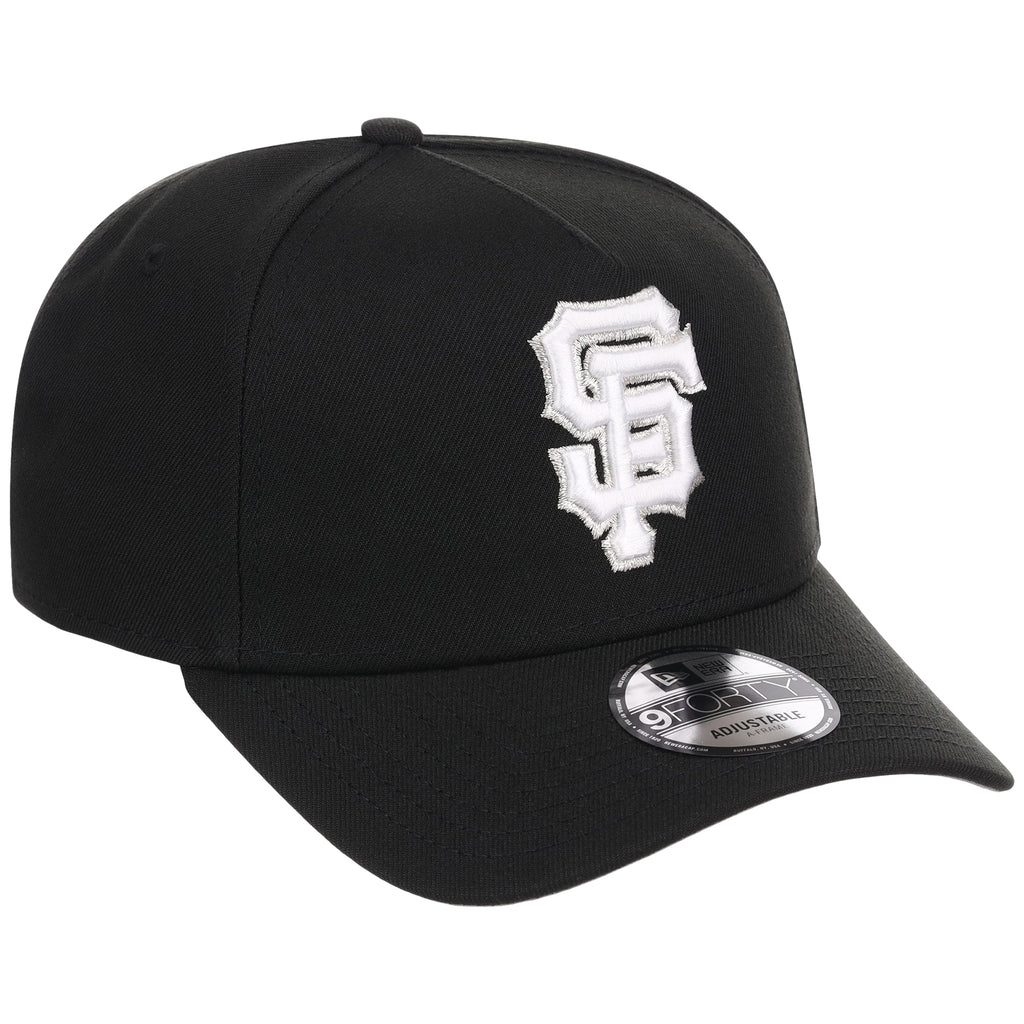 San Francisco Giants MLB Black x White FASHION CORE New Era 9FORTY A-Frame