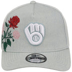 Milwaukee Brewers MLB Denim Flower New Era 9FORTY