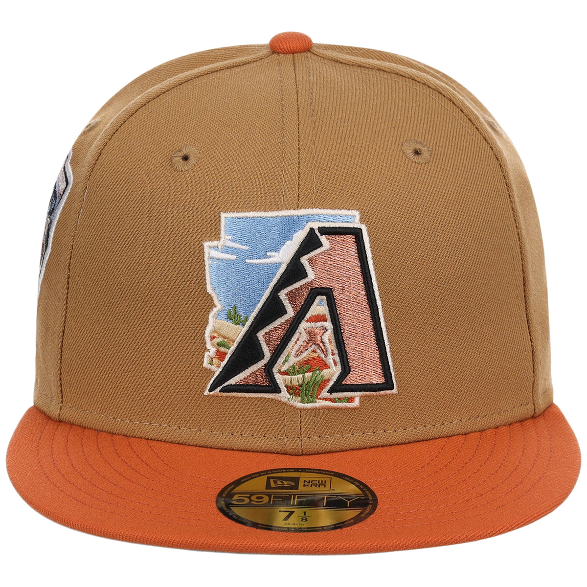Arizona Diamondbacks Phoenix Crown the City New Era 59FIFTY (Wheat/Orange)