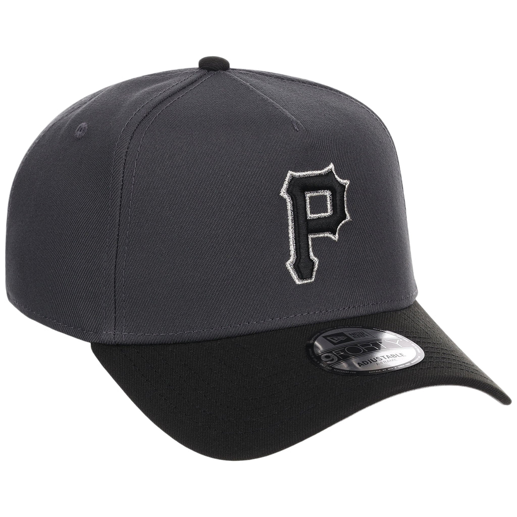 Pittsburgh Pirates MLB Graphite x Black FASHION CORE New Era 9FORTY A-Frame