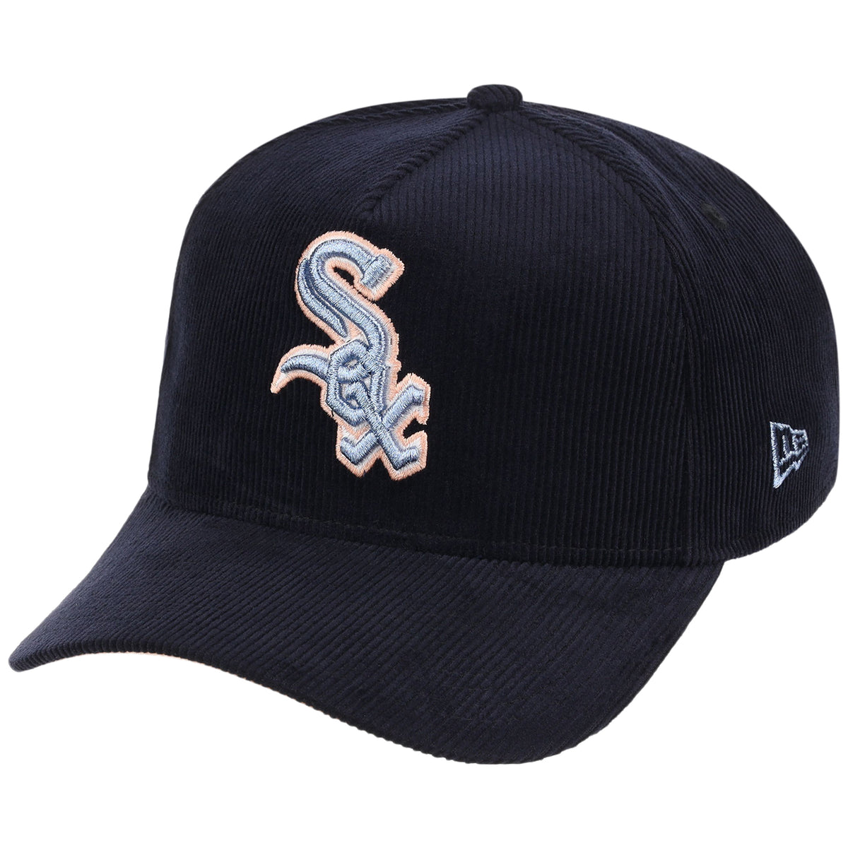Chicago White Sox MLB Peach Ice Navy Cord New Era 9FORTY A-Frame – 4