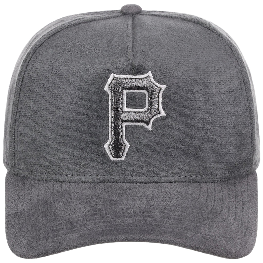 Pittsburgh Pirates MLB Gray x Suede FASHION CORE New Era 9FORTY A-Frame