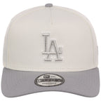 Los Angeles Dodgers MLB Chrome x Gray FASHION CORE New Era 9FORTY A-Frame