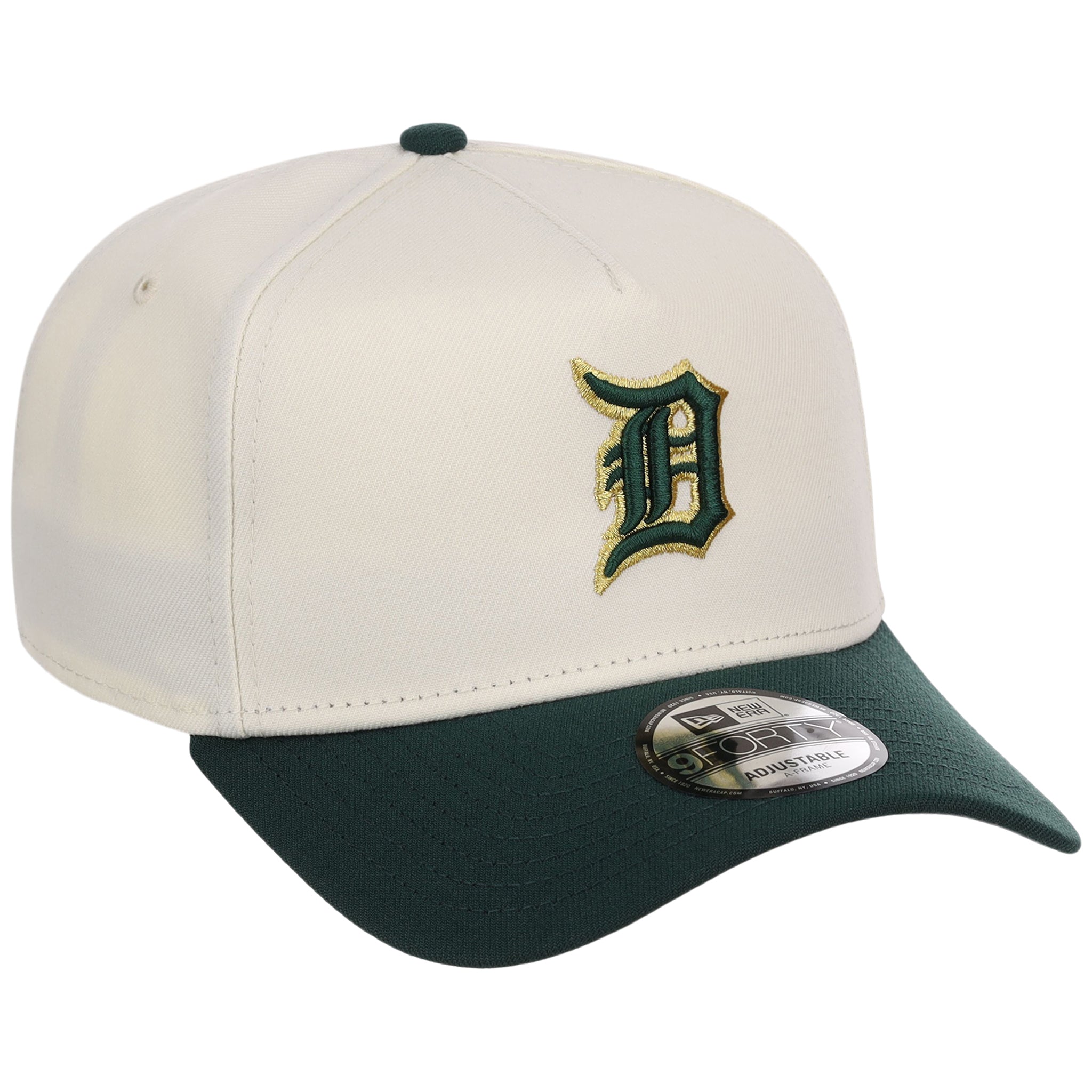 Detroit Tigers MLB Chrome x Dark Green FASHION CORE New Era 9FORTY A-Frame