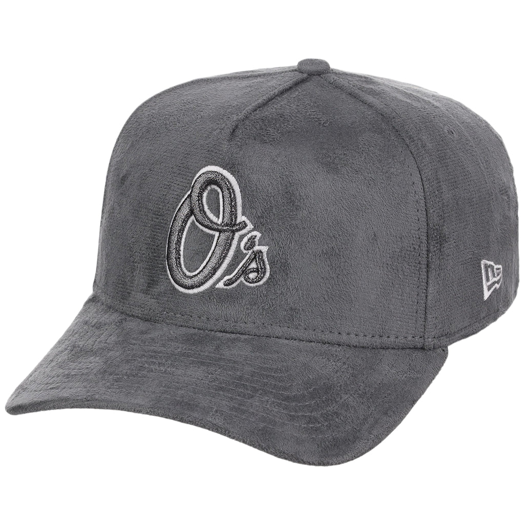 Baltimore Orioles MLB Gray x Suede FASHION CORE New Era 9FORTY A-Frame