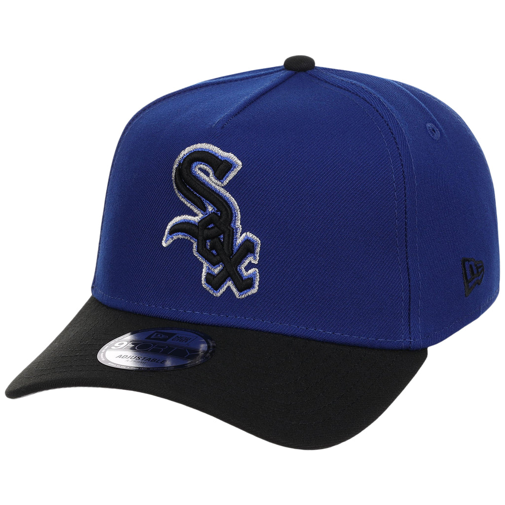 Chicago White Sox MLB Royal x Black FASHION CORE New Era 9FORTY A-Frame