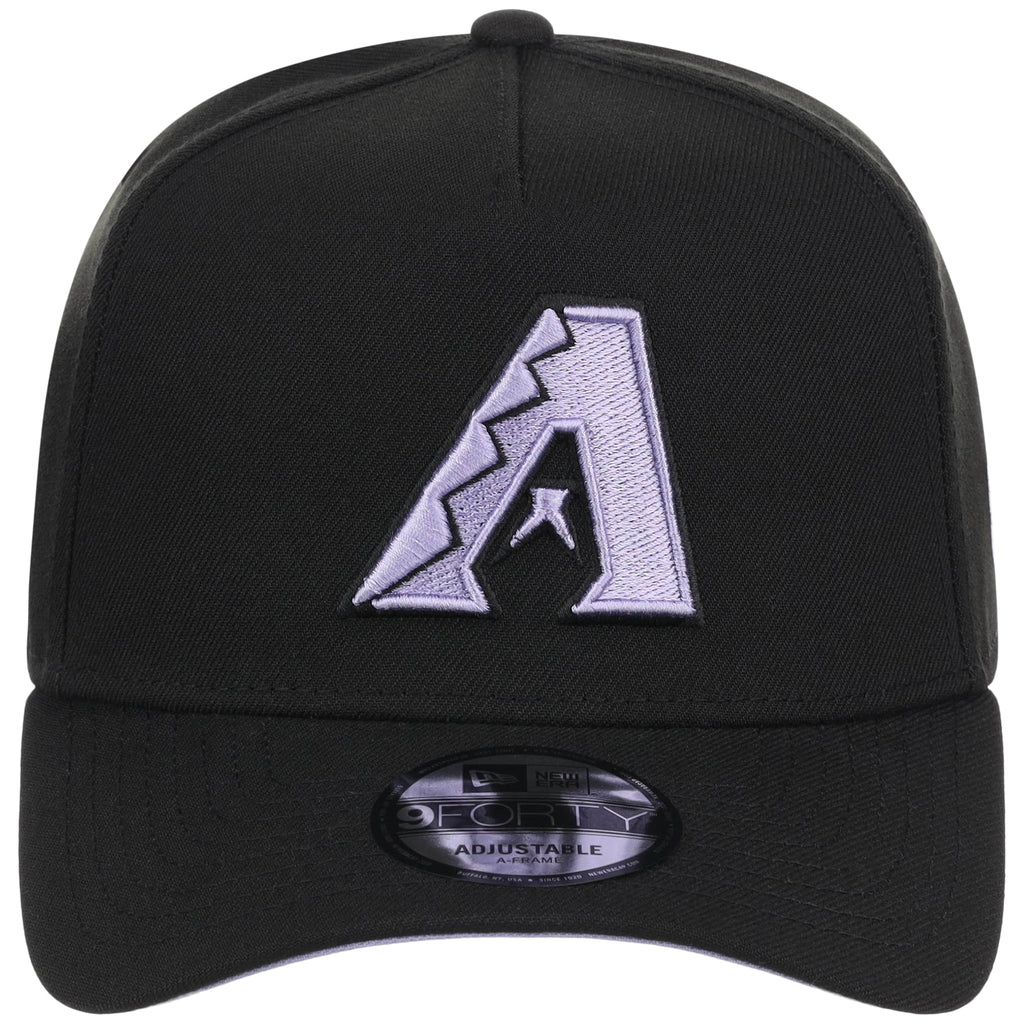 Arizona Diamondbacks MLB Black x Lavender FASHION CORE New Era 9FORTY A-Frame