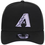 Arizona Diamondbacks MLB Black x Lavender FASHION CORE New Era 9FORTY A-Frame