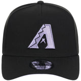 Arizona Diamondbacks MLB Black x Lavender FASHION CORE New Era 9FORTY A-Frame