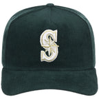 Seattle Mariners MLB Dark Green Cord FASHION CORE New Era 9FORTY A-Frame