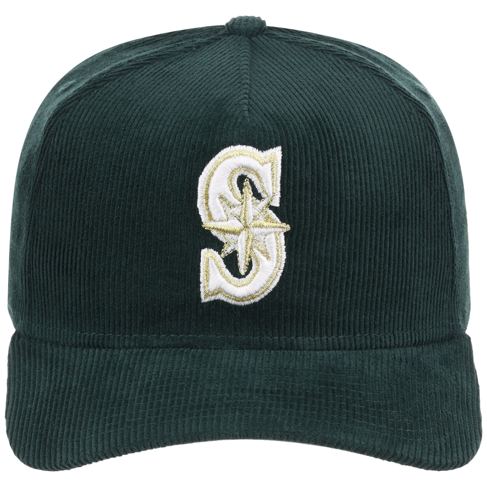 Seattle Mariners MLB Dark Green Cord FASHION CORE New Era 9FORTY A-Frame