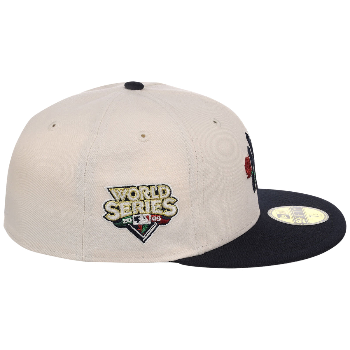 New York Yankees 'Concrete Roses' New Era 59FIFTY (Cream/Navy)