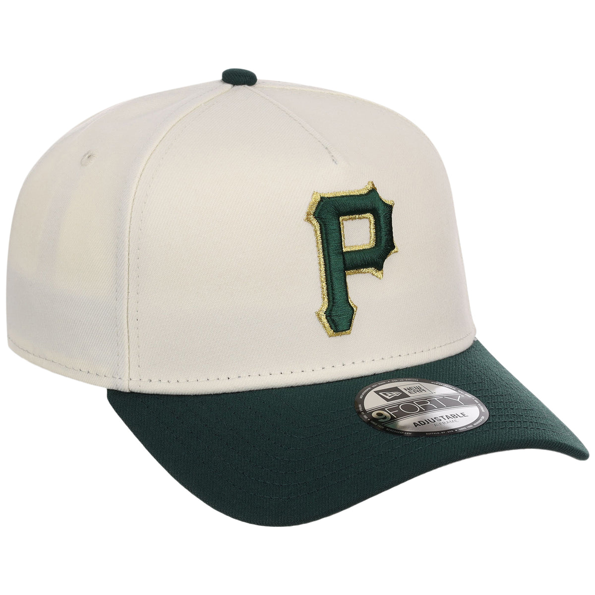 Pittsburgh Pirates MLB Chrome x Dark Green FASHION CORE New Era 9FORTY A-Frame