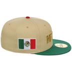 Mexico Independence Day - Crown the Country New Era 59FIFTY (Gold/Kelly Green)