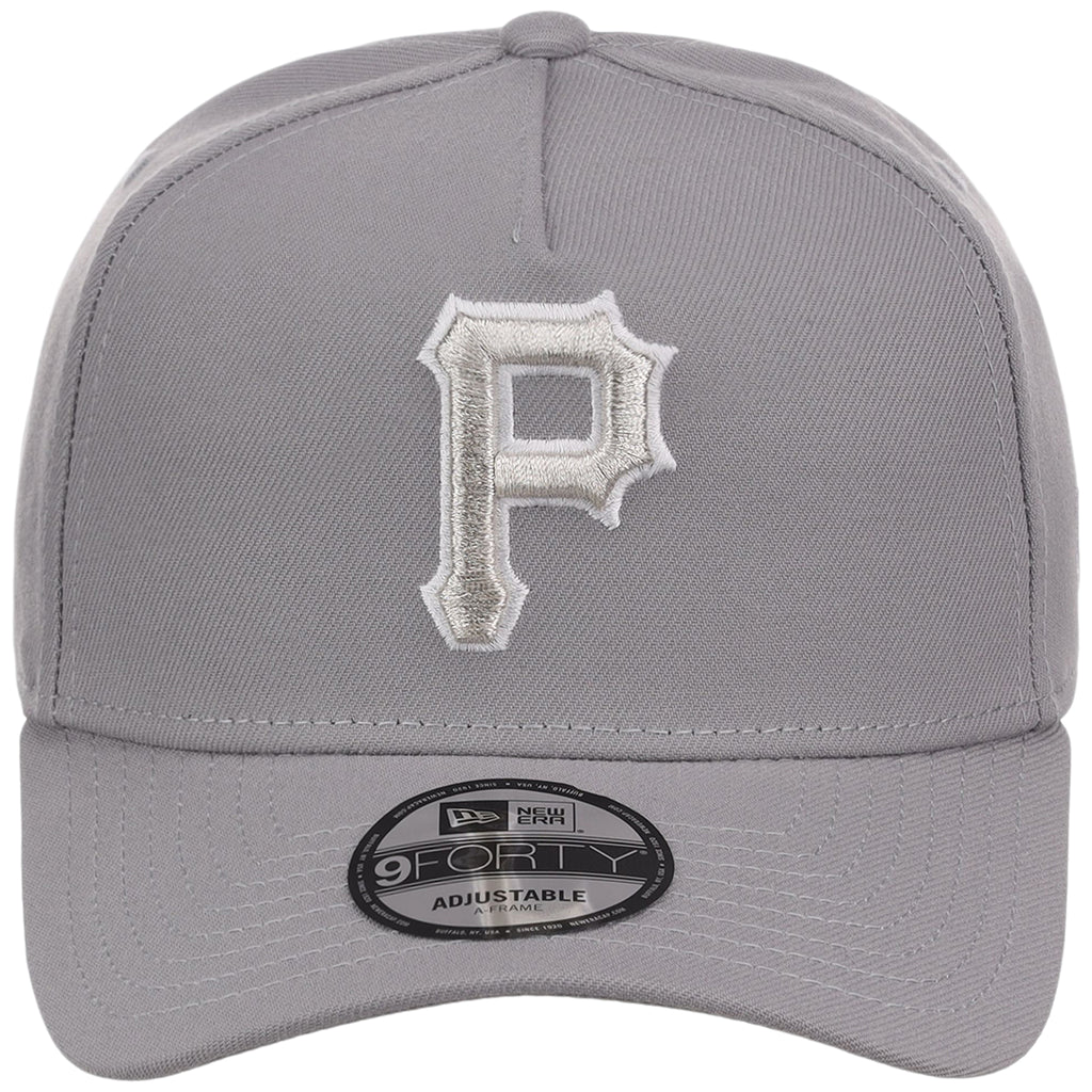 Pittsburgh Pirates MLB Gray x White FASHION CORE New Era 9FORTY A-Frame