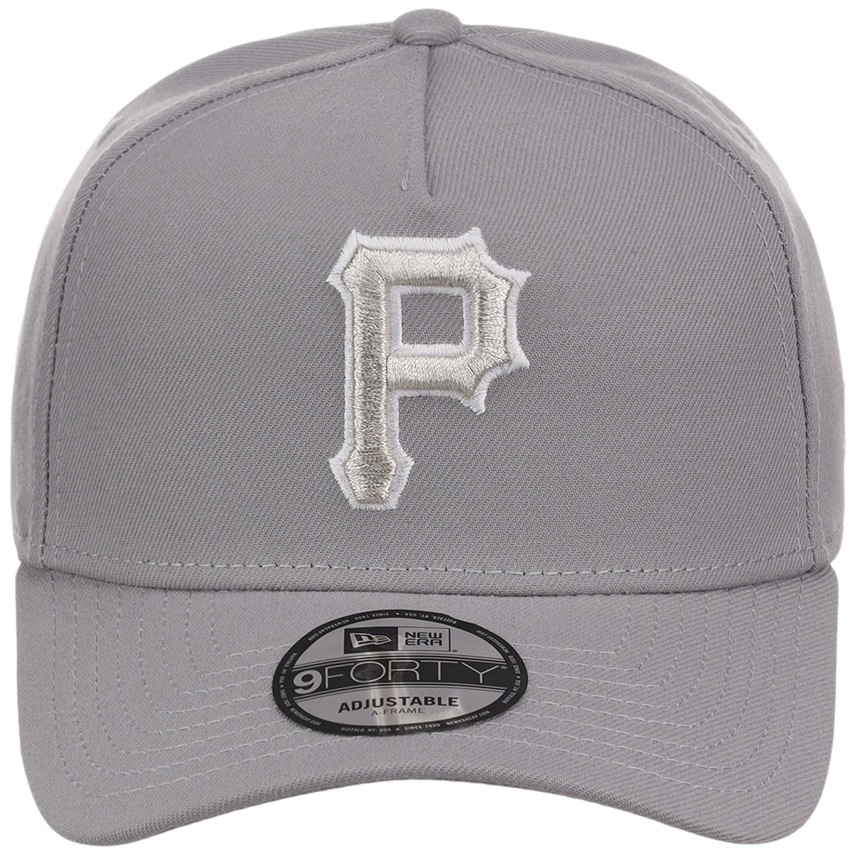 Pittsburgh Pirates MLB Gray x White FASHION CORE New Era 9FORTY A-Frame