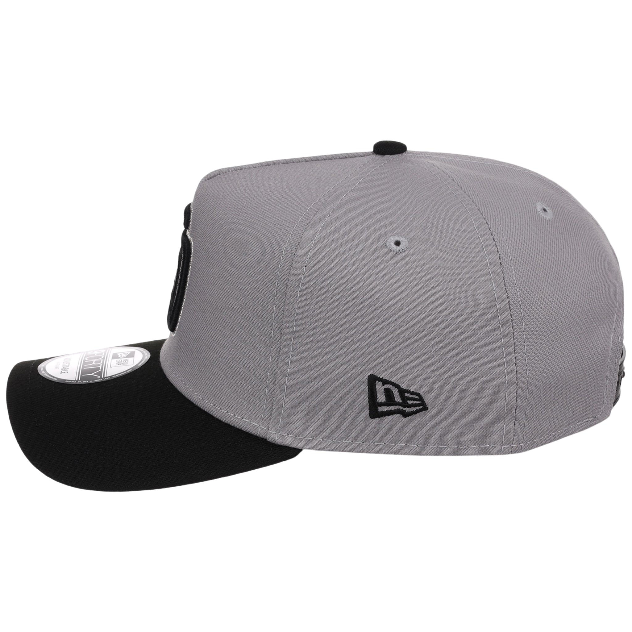 San Diego Padres MLB Gray x Black FASHION CORE New Era 9FORTY A-Frame