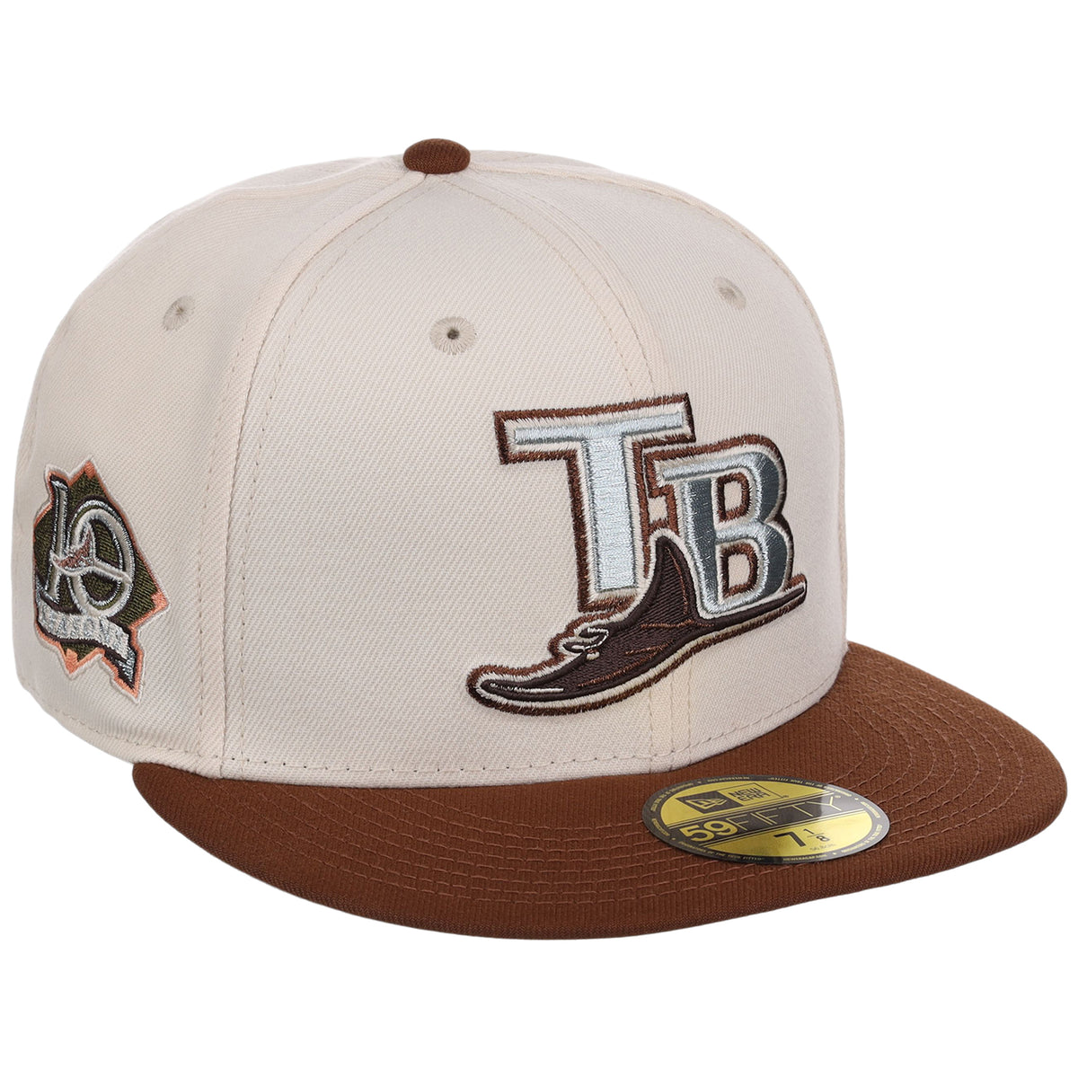 Tampa Bay Rays MLB Auburn Cream New Era 59FIFTY