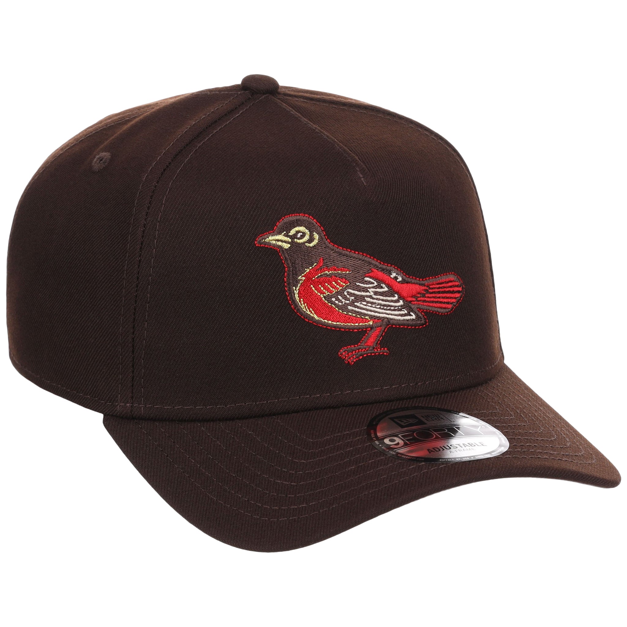 Baltimore Orioles MLB Burnt Wood FASHION CORE New Era 9FORTY A-Frame