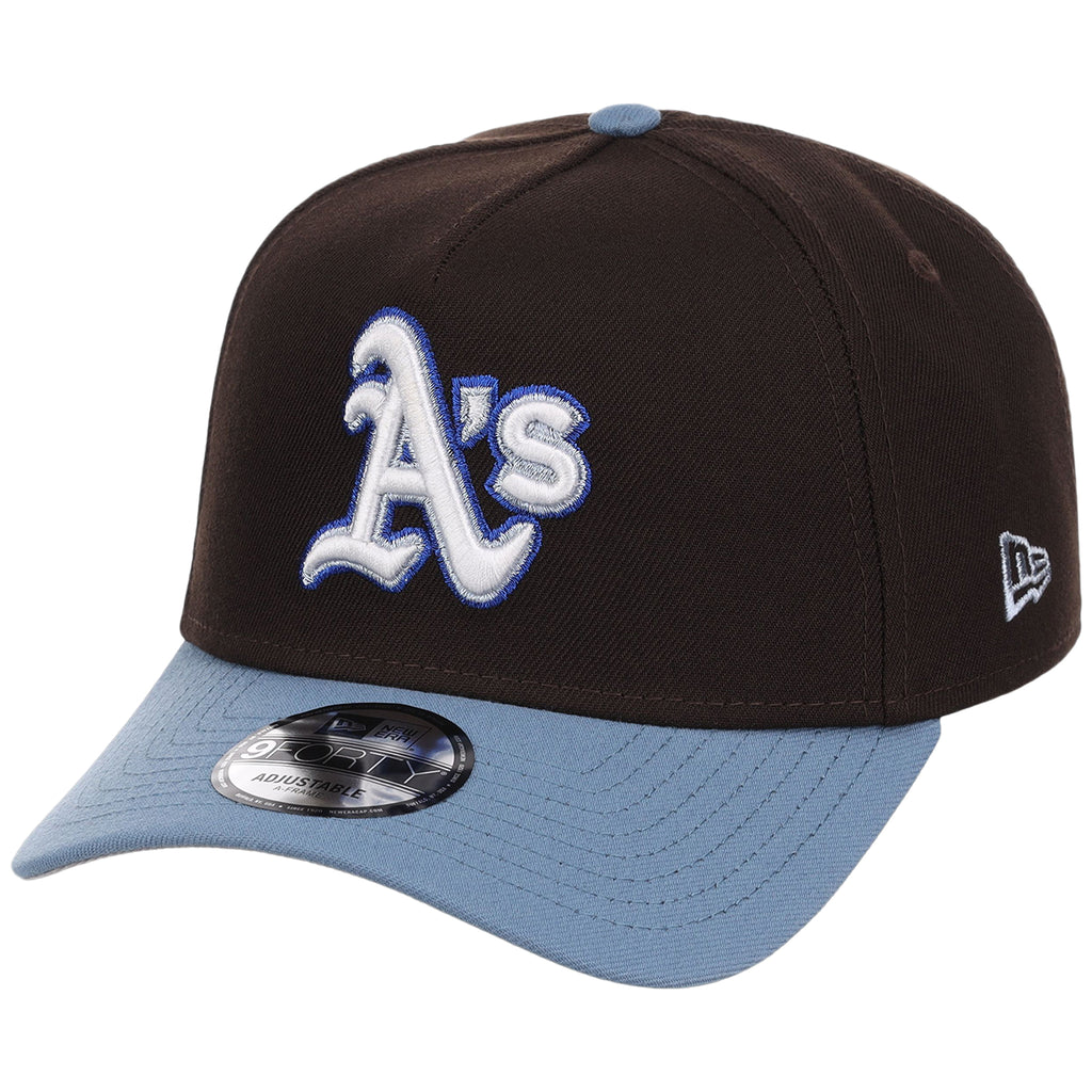 Oakland Athletics MLB Driftwood Fade New Era 9FORTY A-Frame
