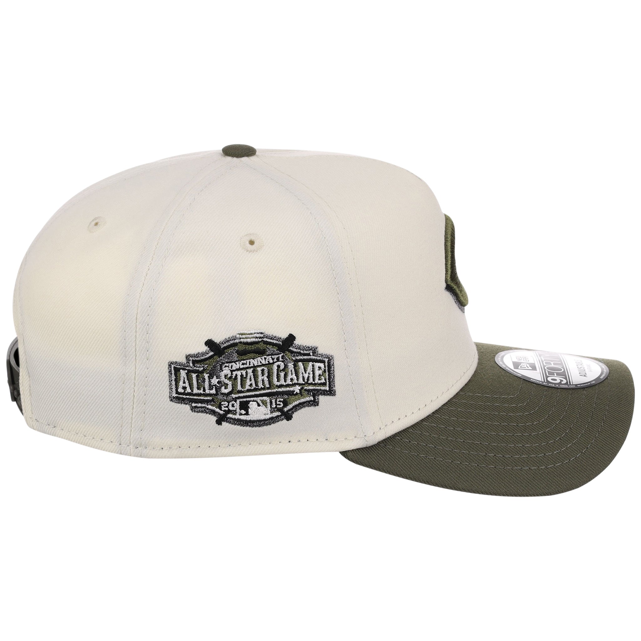 Cincinnati Reds MLB Chrome Olive New Era 9FORTY
