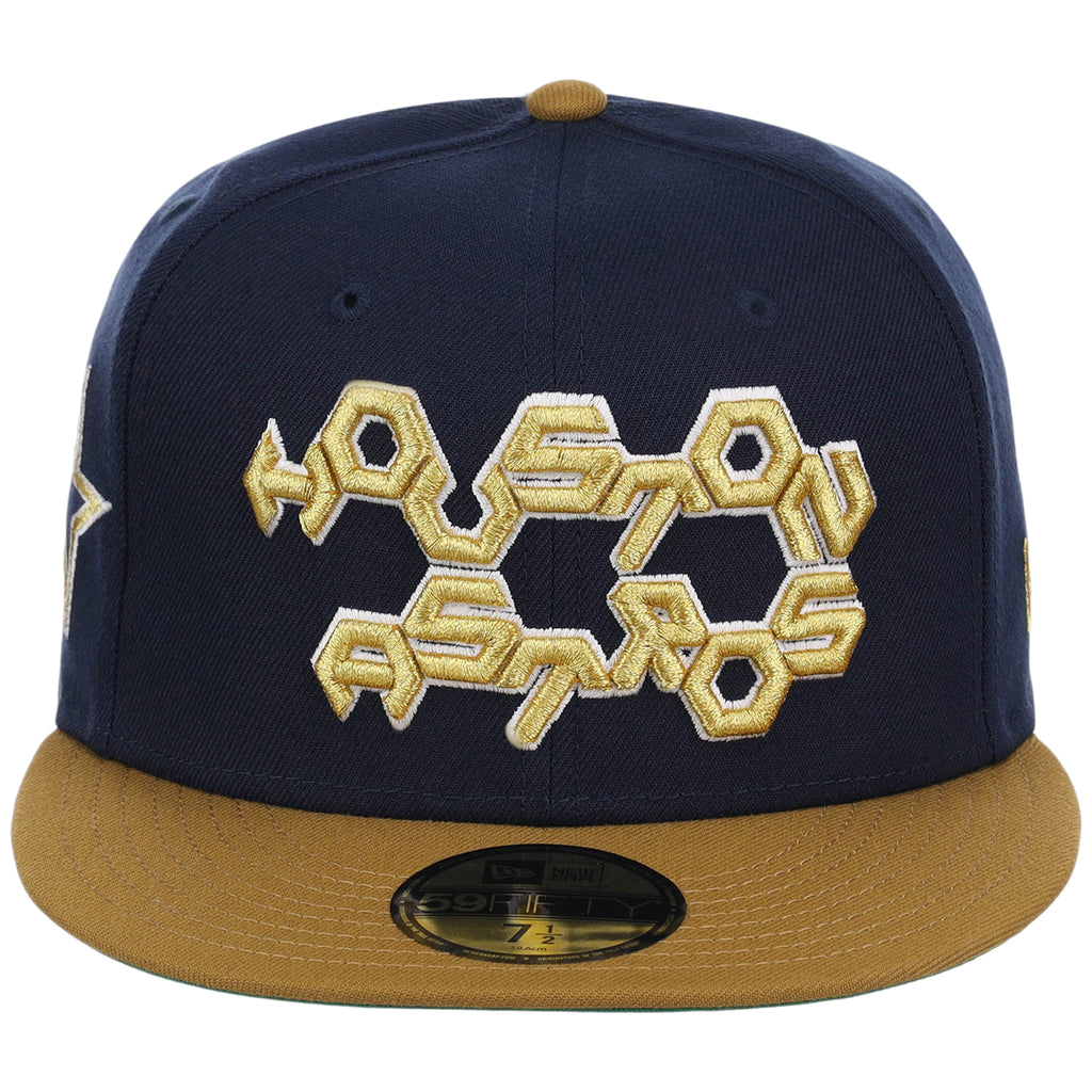 Houston Astros MLB Friday Flux New Era 59FIFTY - Dark Blue/Gold