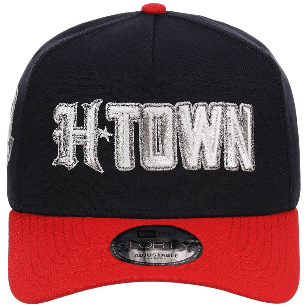 Houston Texans 'H' (Navy/Red) Houston Crown the City New Era 9FORTY A-Frame