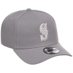 Seattle Mariners MLB Gray x White FASHION CORE New Era 9FORTY A-Frame