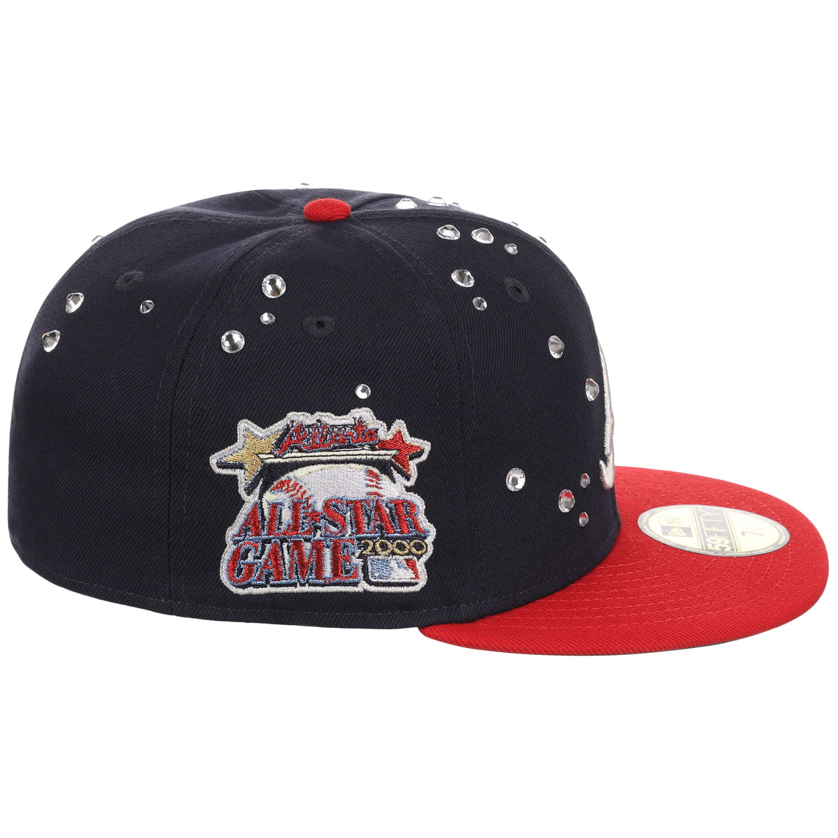 Atlanta Braves Quavo Georgia Pack Collection - New Era 59FIFTY "Iced Out" (Navy/Red)