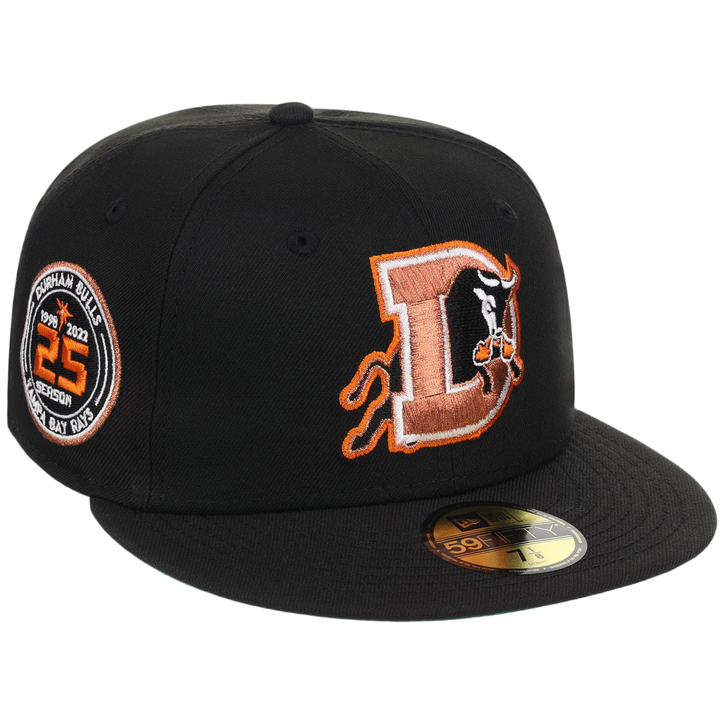 Durham Bulls MiLB Black Dome New Era 59FIFTY
