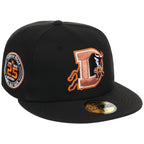 Durham Bulls MiLB Black Dome New Era 59FIFTY