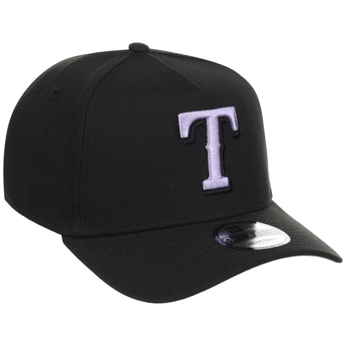 Texas Rangers MLB Black x Lavender FASHION CORE New Era 9FORTY A-Frame