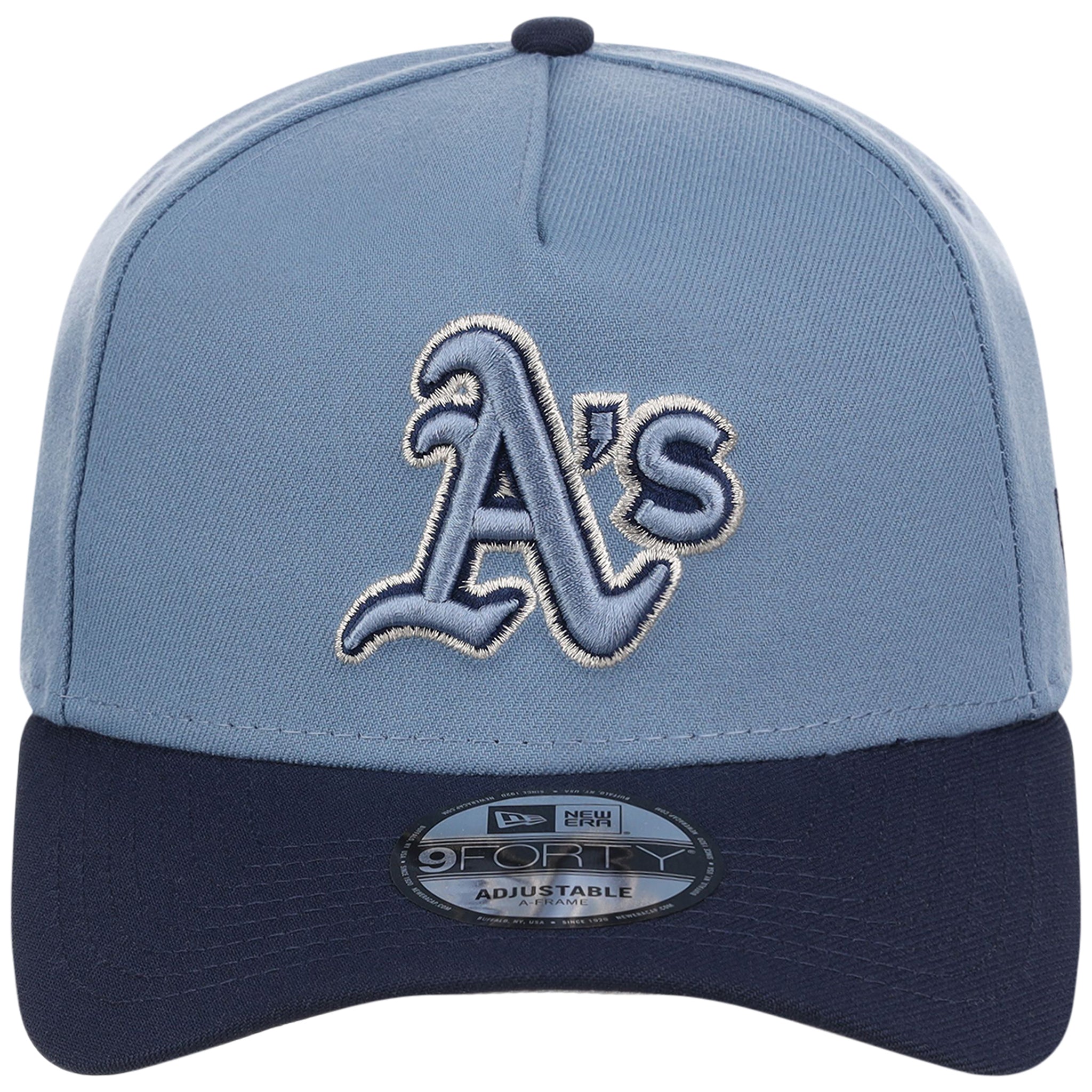 Oakland Athletics MLB Faded Blue x Navy FASHION CORE New Era 9FORTY A-Frame