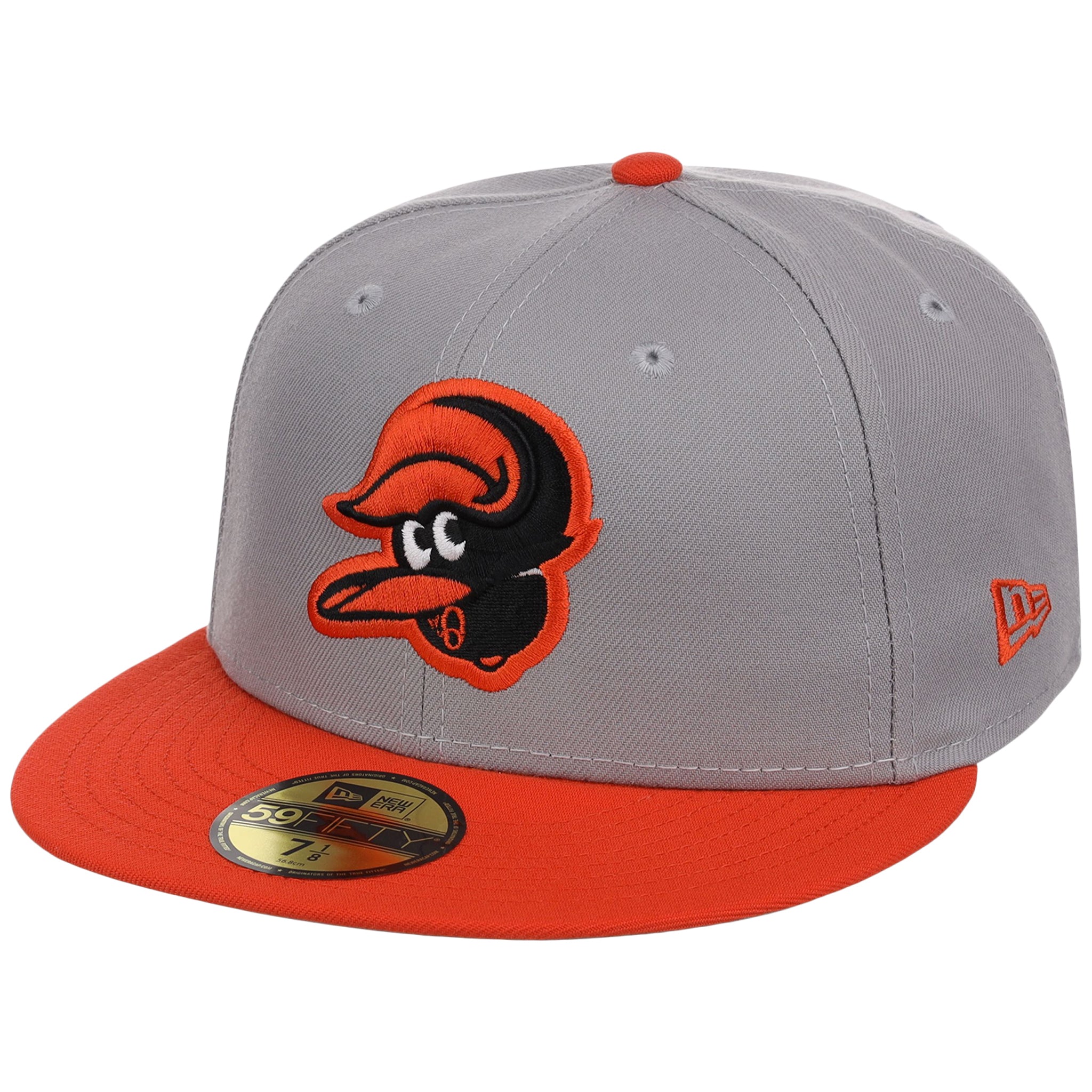 Baltimore Orioles MLB Flipmode 2.0 New Era 59FIFTY (Gray/Orange/Gray)